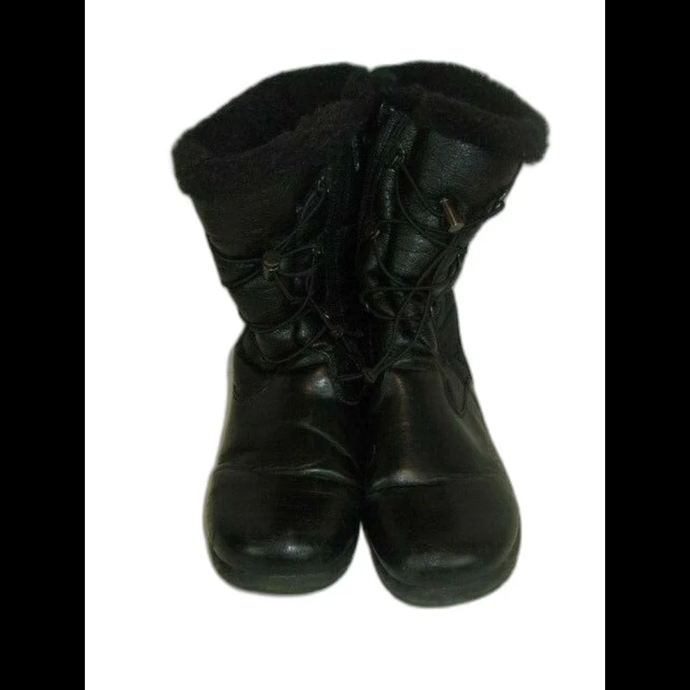 Womens Bass Cordova Black Fleece Lined 10